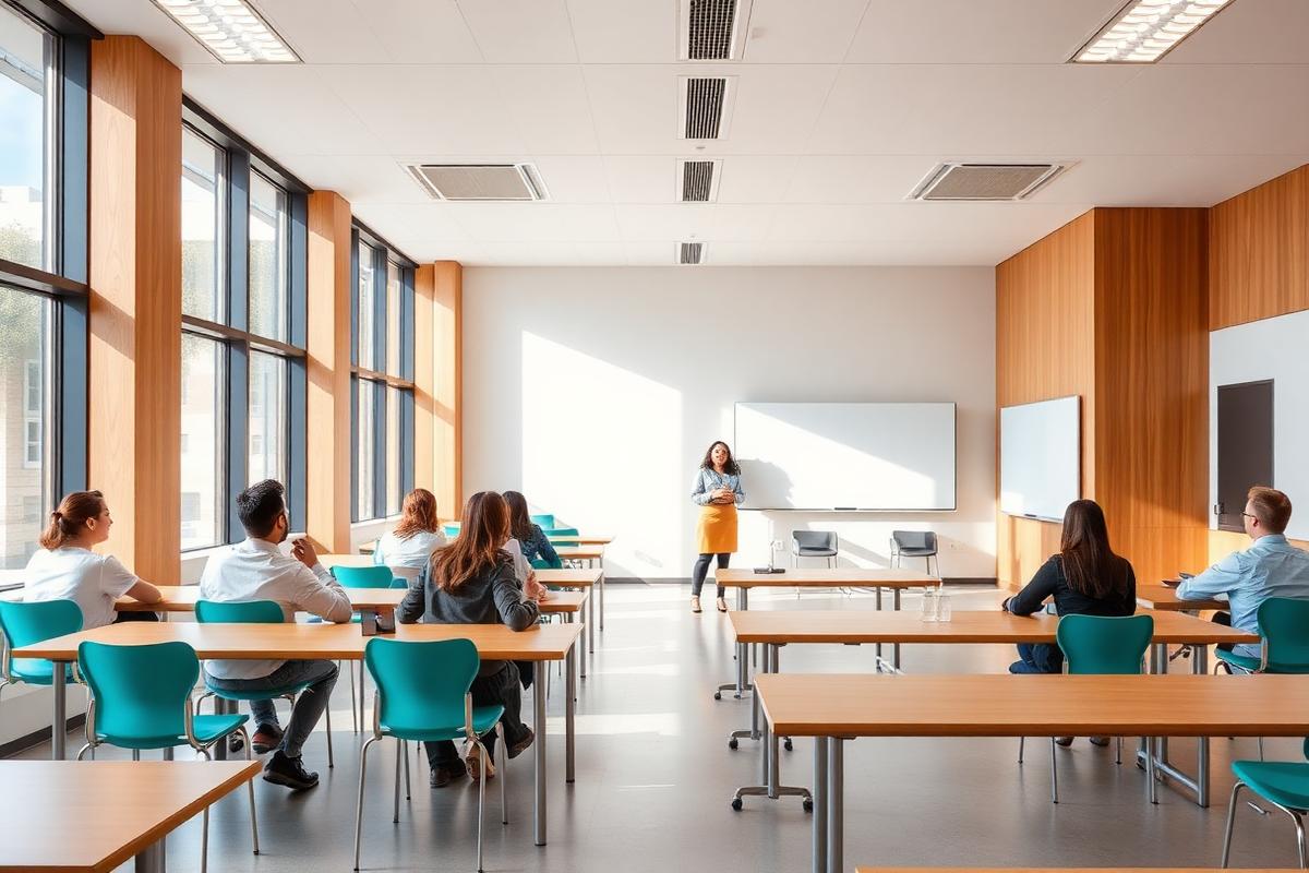 Modern IELTS classroom at Pritom's IELTS Faridpur